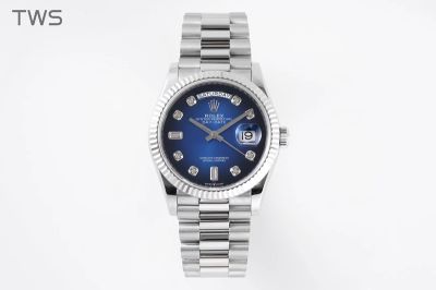 ROLEX Day-date Automatic Movement Stailess Steel 36mm Blue Watch